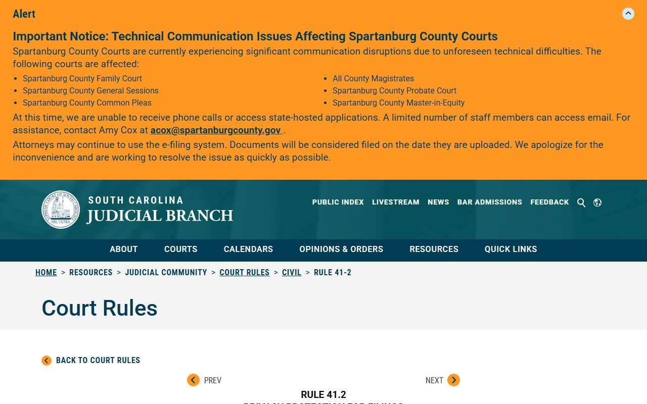 Hampton County warrant records South Carolina redaction rule